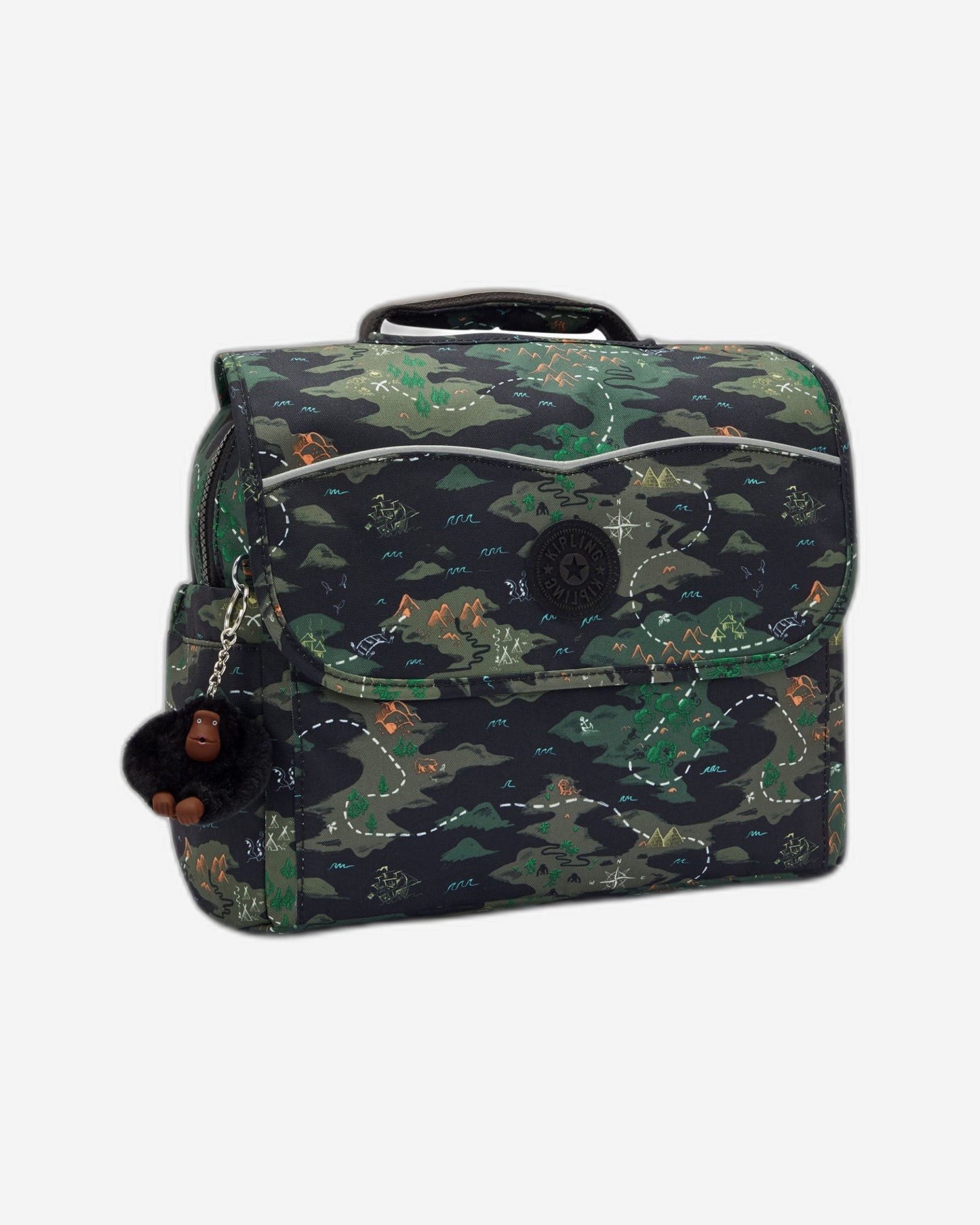 حقيبة مدرسية صغيرة KIPLING Codie S Camo Treasure مع أحزمة قابلة للتعديل I7910-3PB