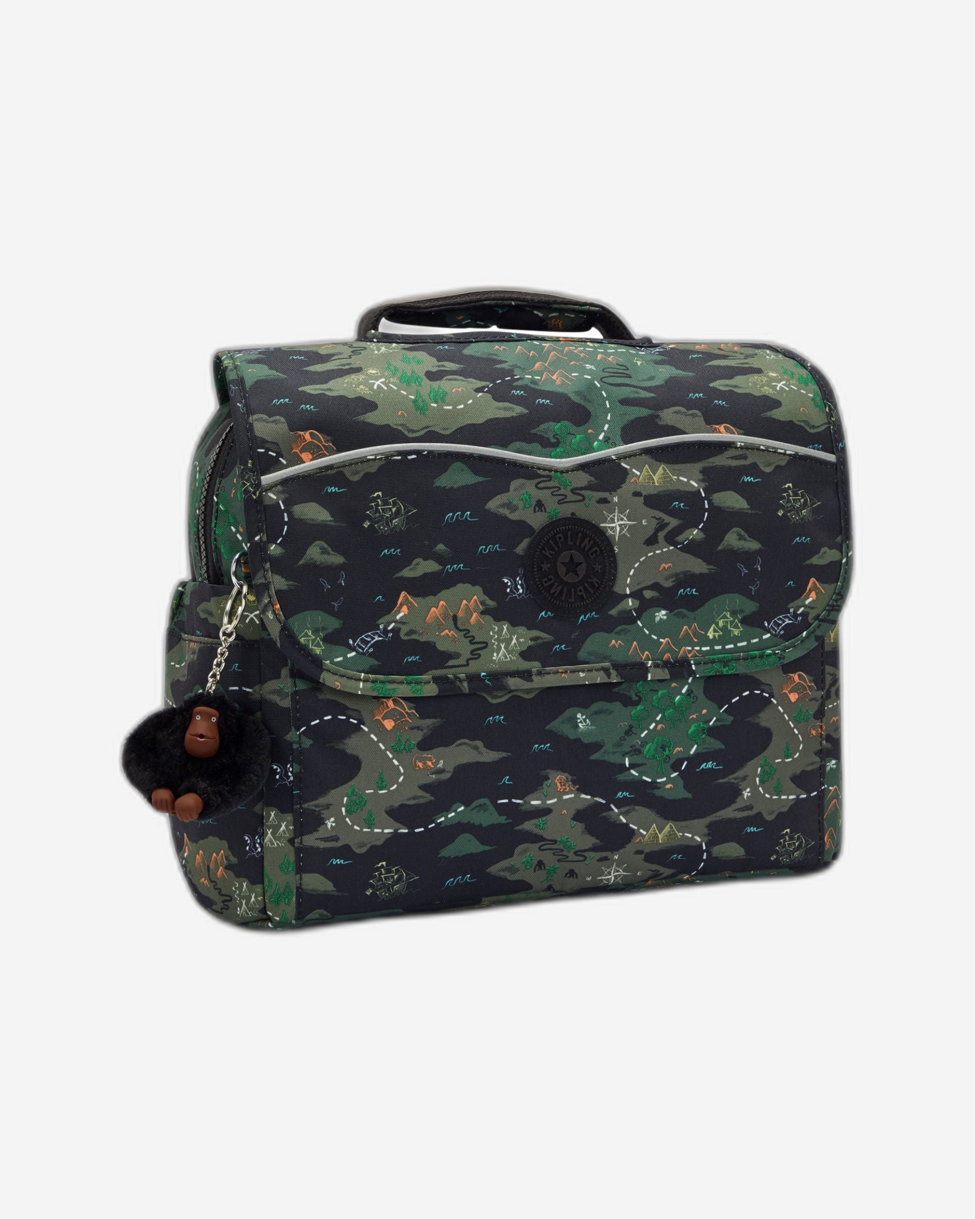 حقيبة مدرسية صغيرة KIPLING Codie S Camo Treasure مع أحزمة قابلة للتعديل I7910-3PB