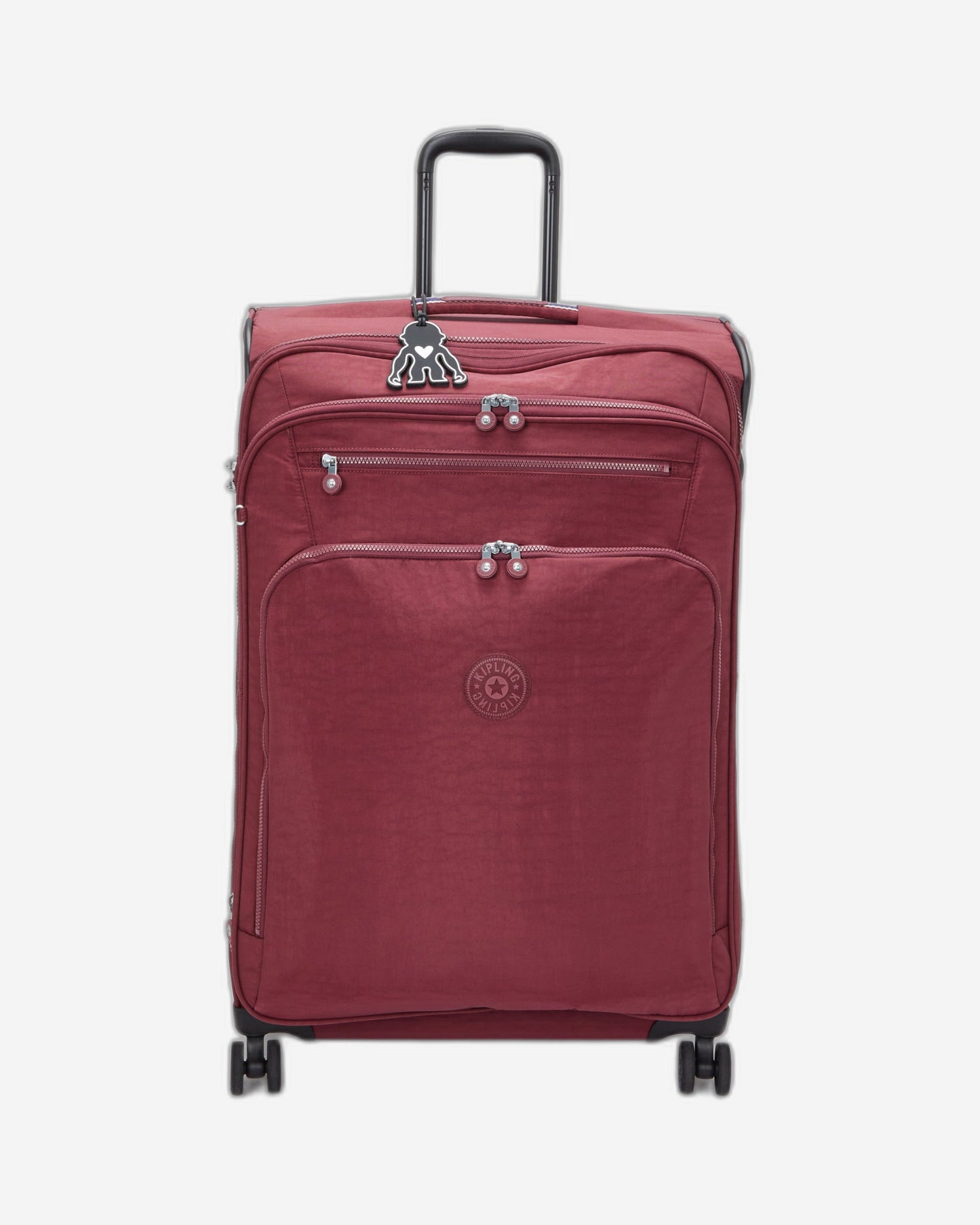 حقيبة Kipling New Youri Spin L Lounge Wine كبيرة قابلة للتمدد بعجلات I7930-5FW