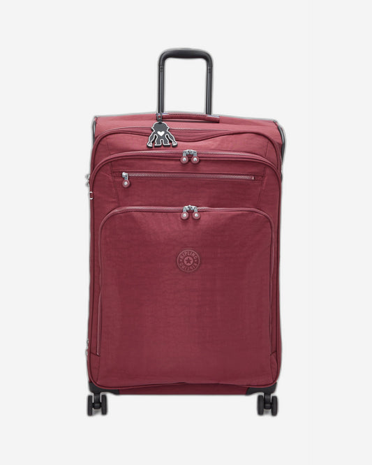 حقيبة Kipling New Youri Spin L Lounge Wine كبيرة قابلة للتمدد بعجلات I7930-5FW