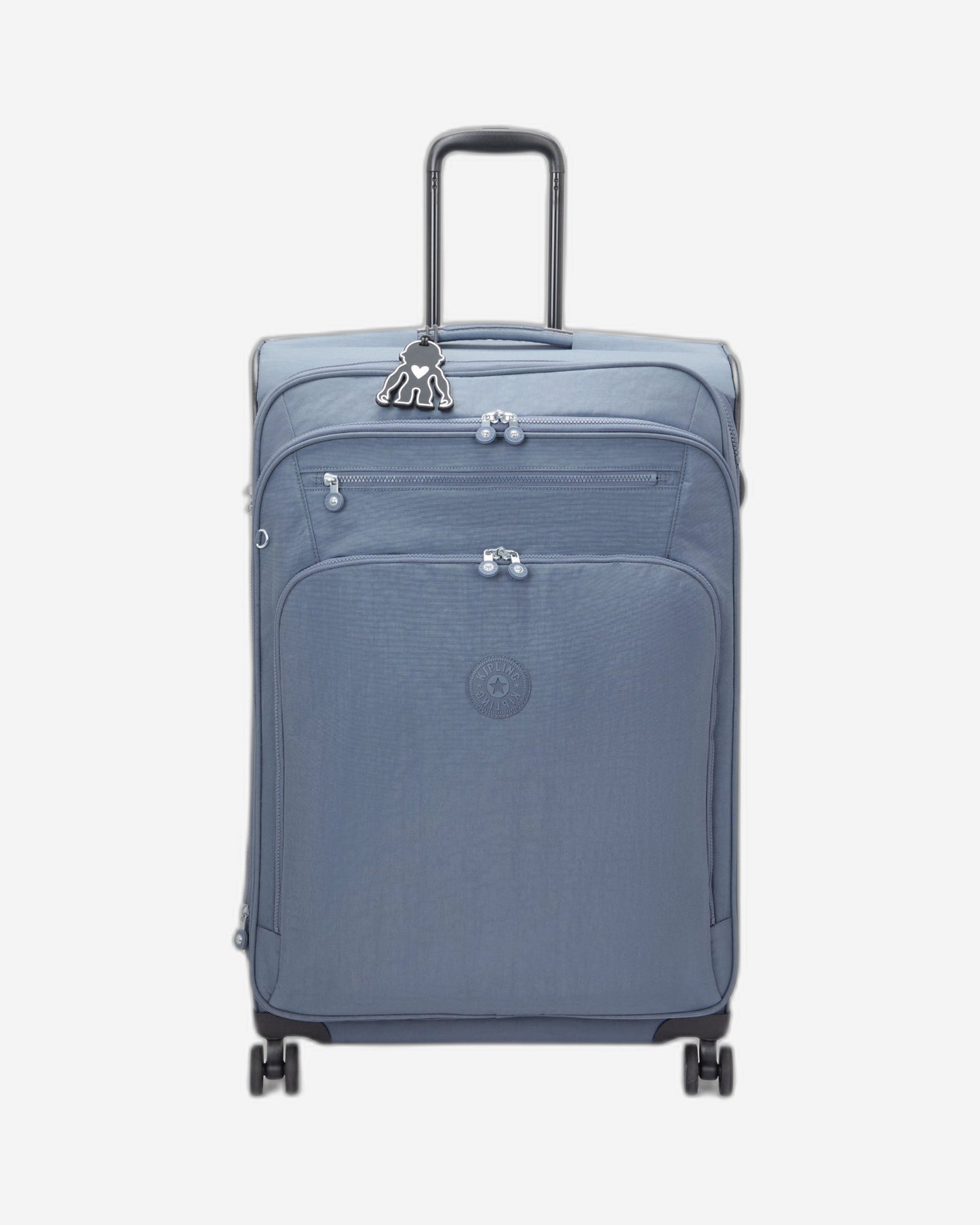 حقيبة Kipling New Youri Spin L Blue Stone كبيرة قابلة للتمدد بعجلات I7930-6FB