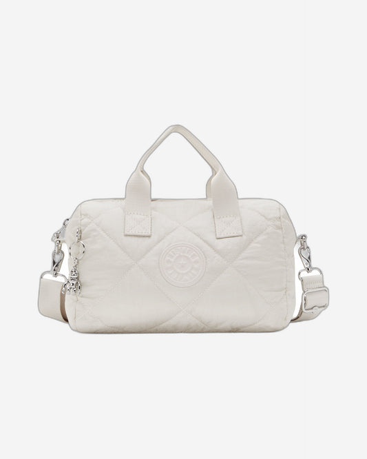 حقيبة كتف كيبلينج بينا إم متوسطة الحجم باللون البيج الفاتح C2I7934-CH2