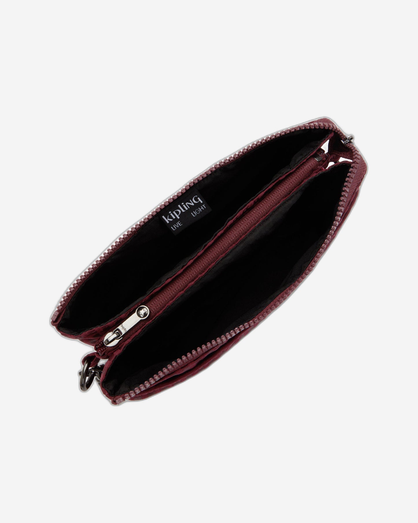 حقيبة Kipling Riri Maroon Tile Jq صغيرة متقاطعة (مع حزام كتف قابل للإزالة) I7967-9HX