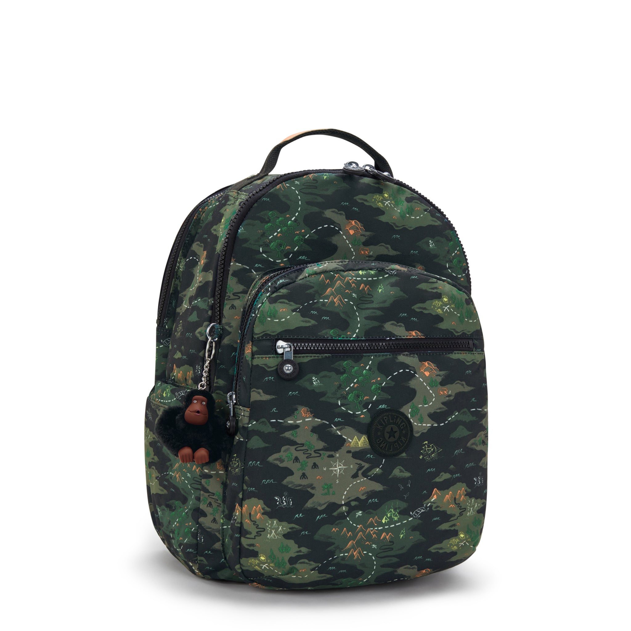 حقيبة ظهر KIPLING Seoul College Camo Treasure Large (مع حجرة للكمبيوتر المحمول) I7973-3PB