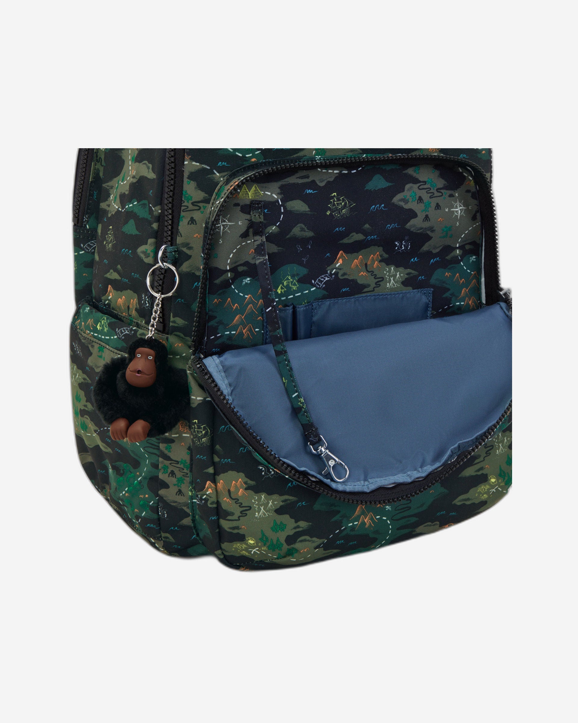 حقيبة ظهر KIPLING Seoul College Camo Treasure Large (مع حجرة للكمبيوتر المحمول) I7973-3PB