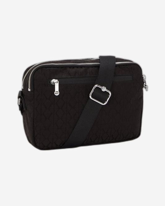 Kipling Abanu M Noir Sign Jq Medium crossbody I8024-4NW