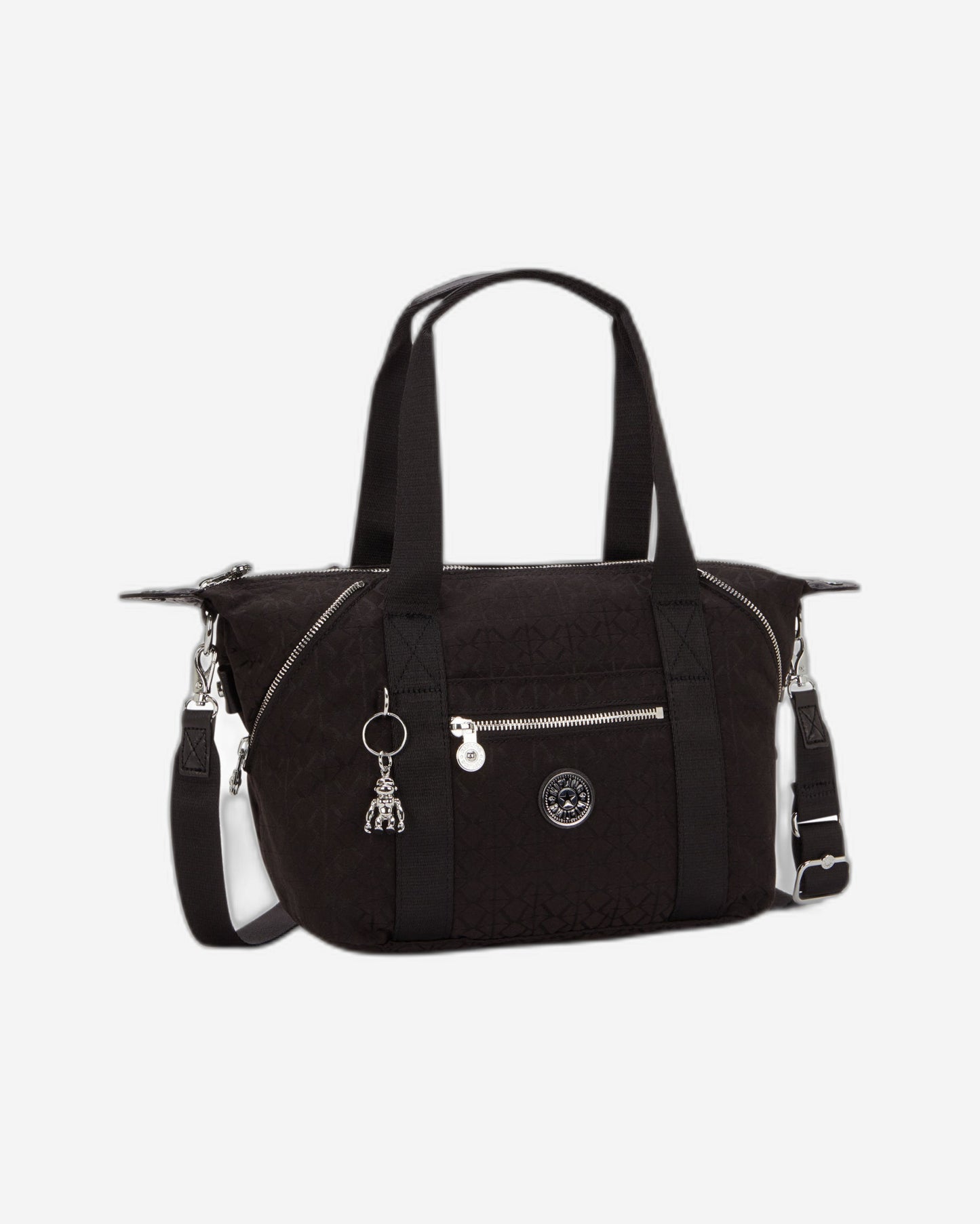 حقيبة يد صغيرة Kipling Art Mini Noir Sign Jq (بحزام كتف قابل للإزالة) I8028-4NW