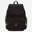 حقيبة ظهر Kipling City Zip S Noir Sign Jq صغيرة I8029-4NW