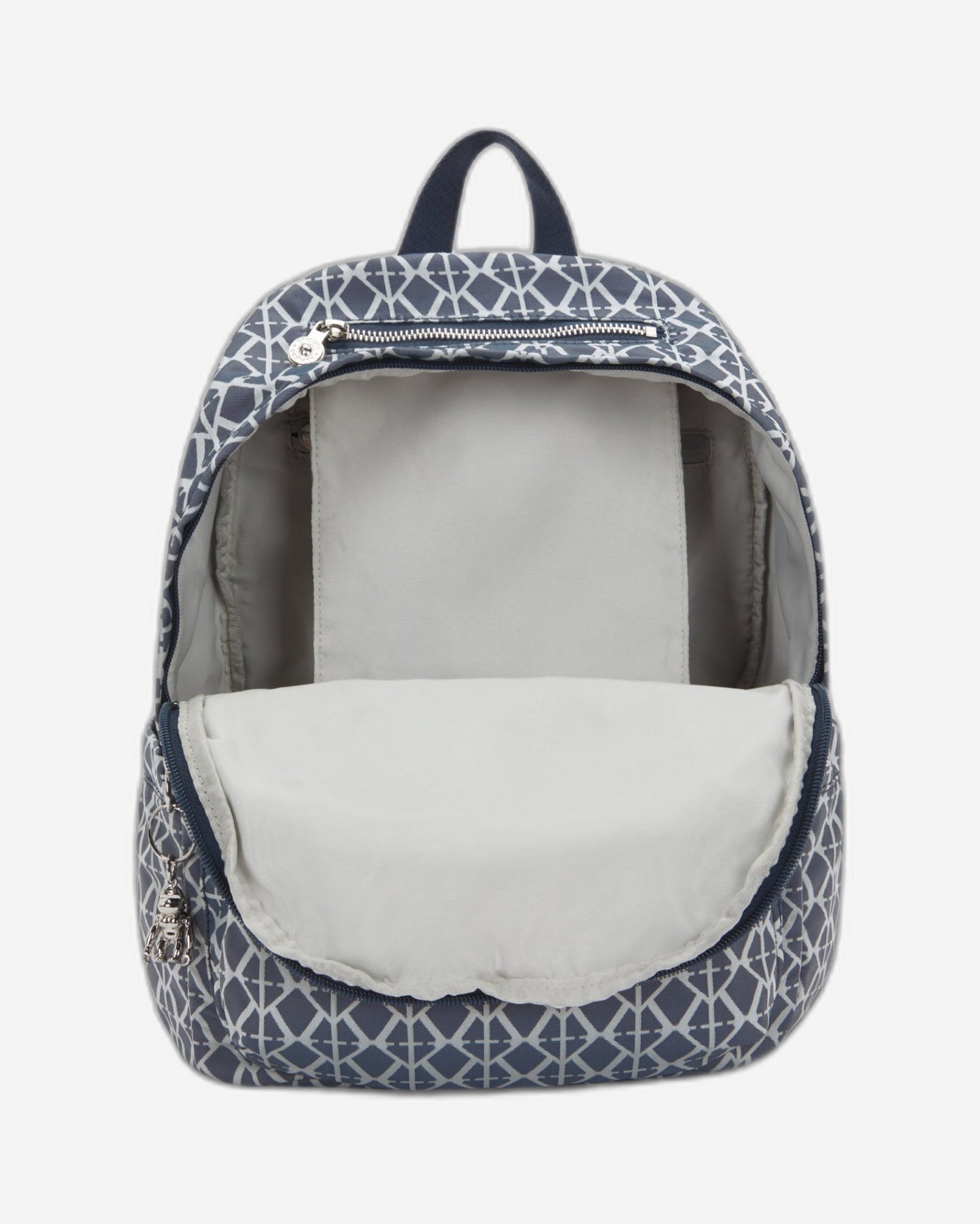 حقيبة ظهر Kipling Delia Navy Sign Jq متوسطة الحجم I8034-8DM