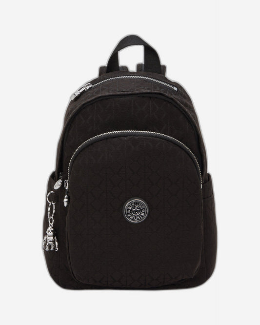 حقيبة ظهر Kipling Delia Mini Noir Sign Jq صغيرة I8035-4NW