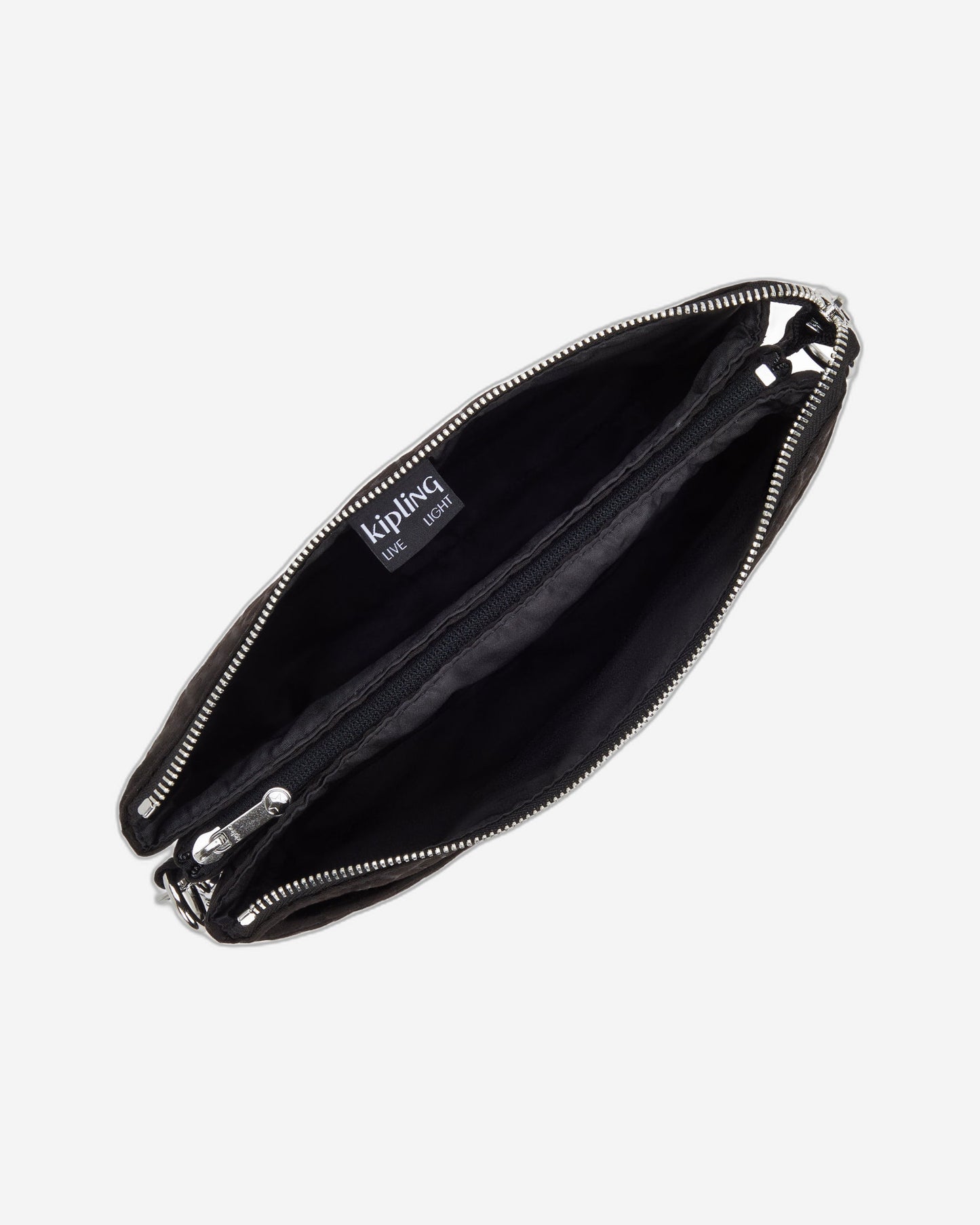 حقيبة Kipling Riri L Noir Sign Jq متوسطة الحجم (مع حزام كتف قابل للإزالة) I8044-4NW