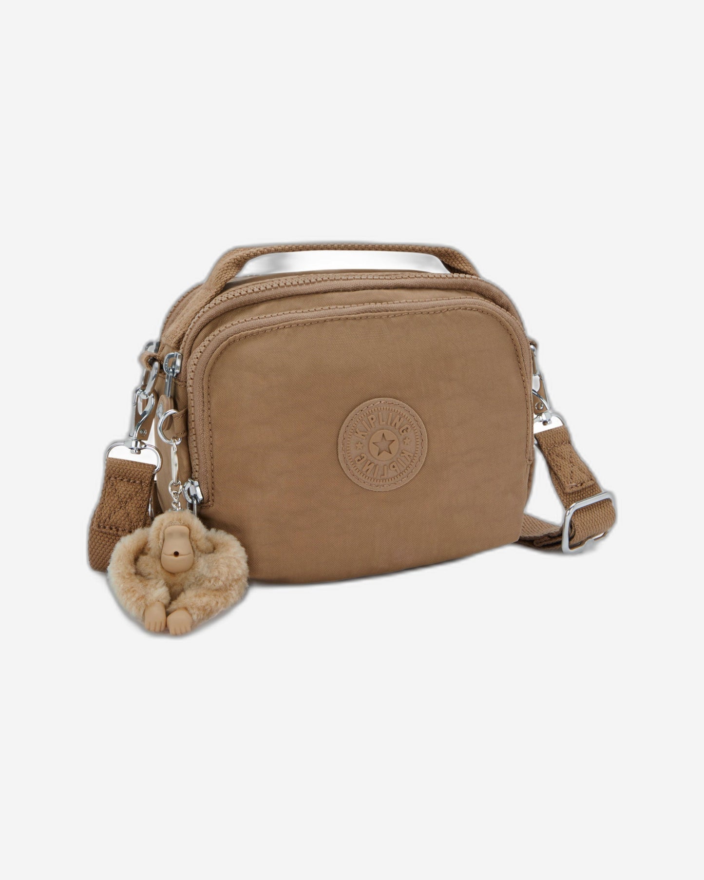 حقيبة Kipling Cahir Early Tan صغيرة قابلة للتحويل إلى حقيبة ظهر I8061-7CN