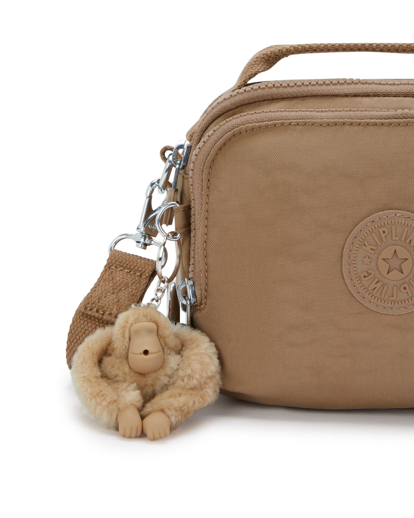 حقيبة Kipling Cahir Early Tan صغيرة قابلة للتحويل إلى حقيبة ظهر I8061-7CN