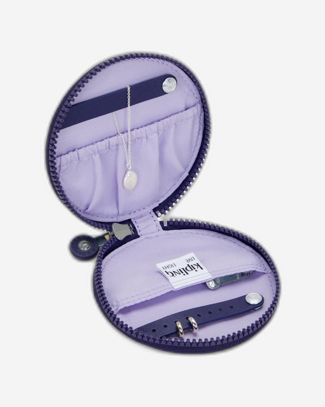 حقيبة مجوهرات صغيرة من كيبلينج، طراز إيزابيلا مونلايت بلو، رقم الموديل I8087-4GA