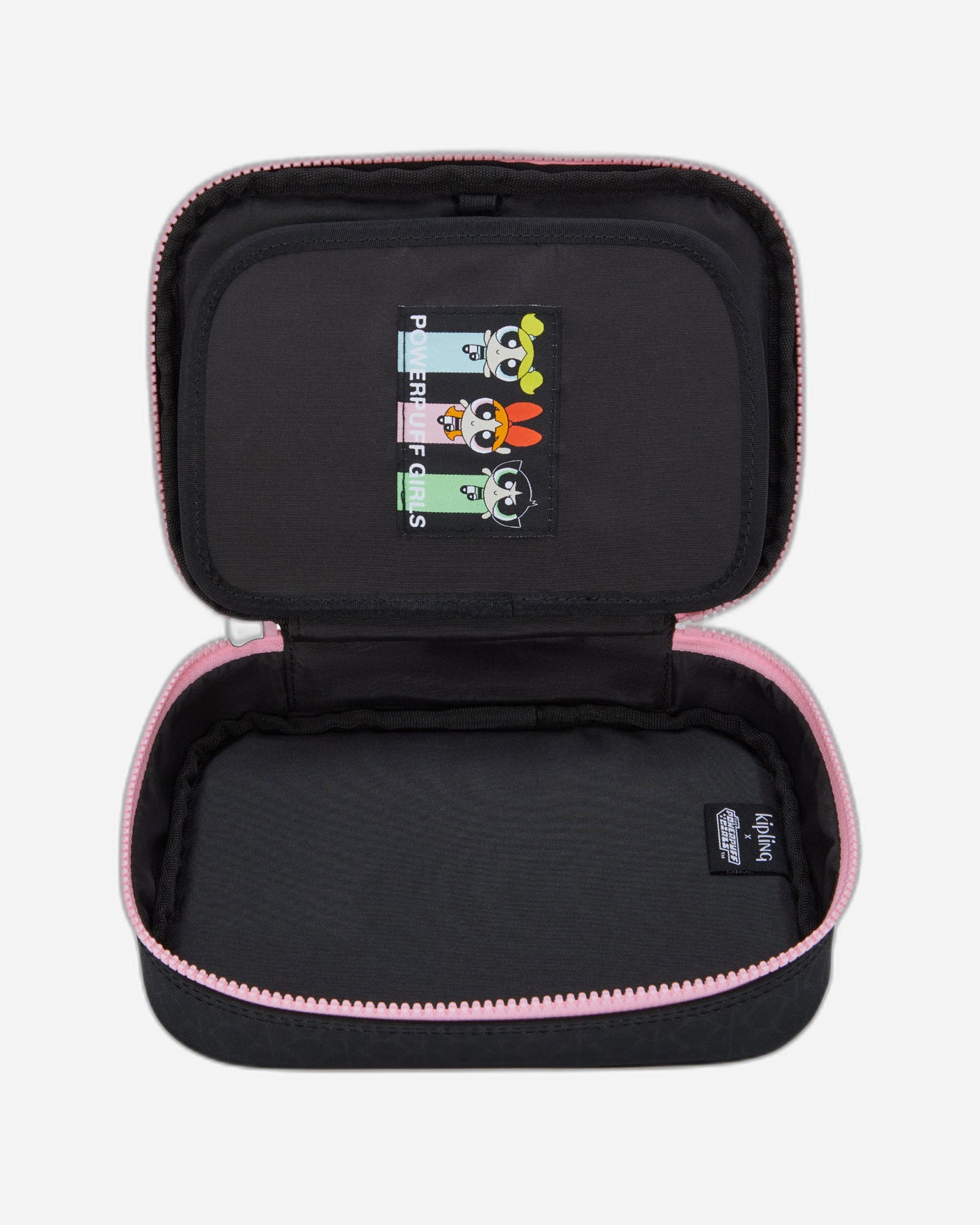 حافظة أقلام كيبلينج 100 قلم باور باف جيرلز سوداء كبيرة I8122-8PP