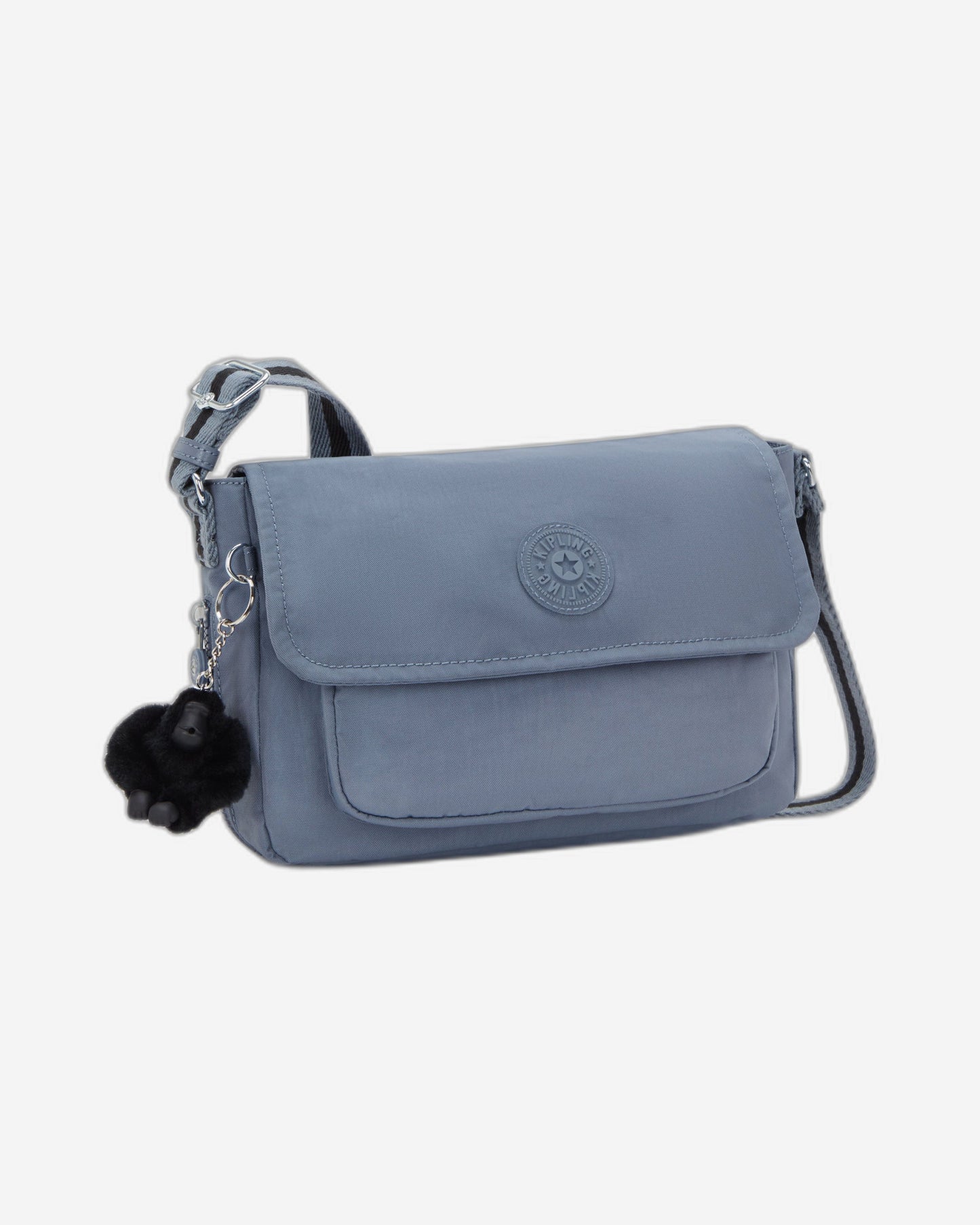 حقيبة كتف متوسطة الحجم من Kipling Dalma Blue Stone (بسحاب قابل للتوسيع) I8123-6FB
