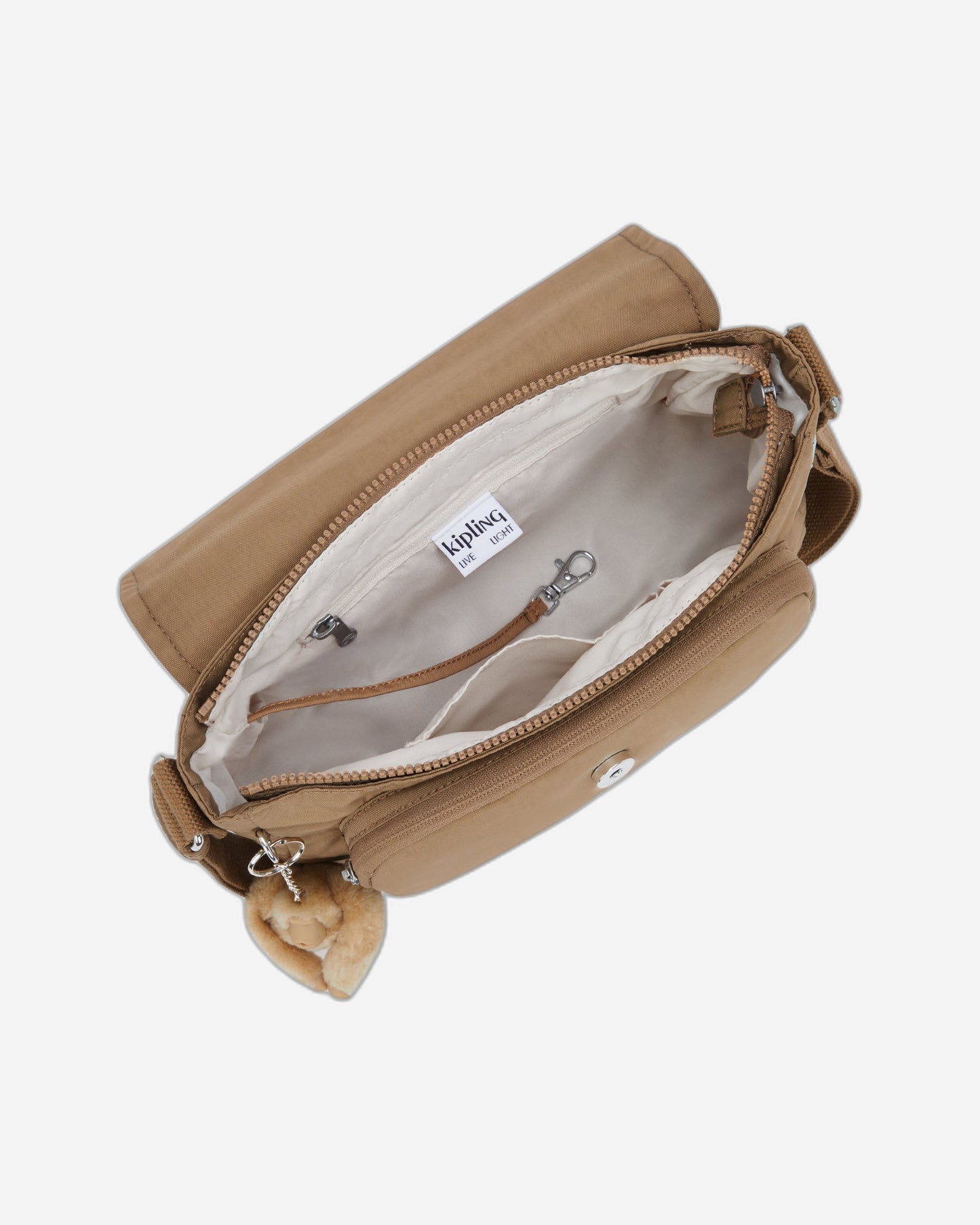 حقيبة Kipling Dalma Early Tan متوسطة الحجم (بسحاب قابل للتوسيع) I8123-7CN