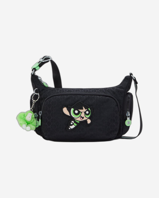 حقيبة كتف صغيرة خضراء من Kipling Gabbette S Powerpuff Girls I8124-1PF
