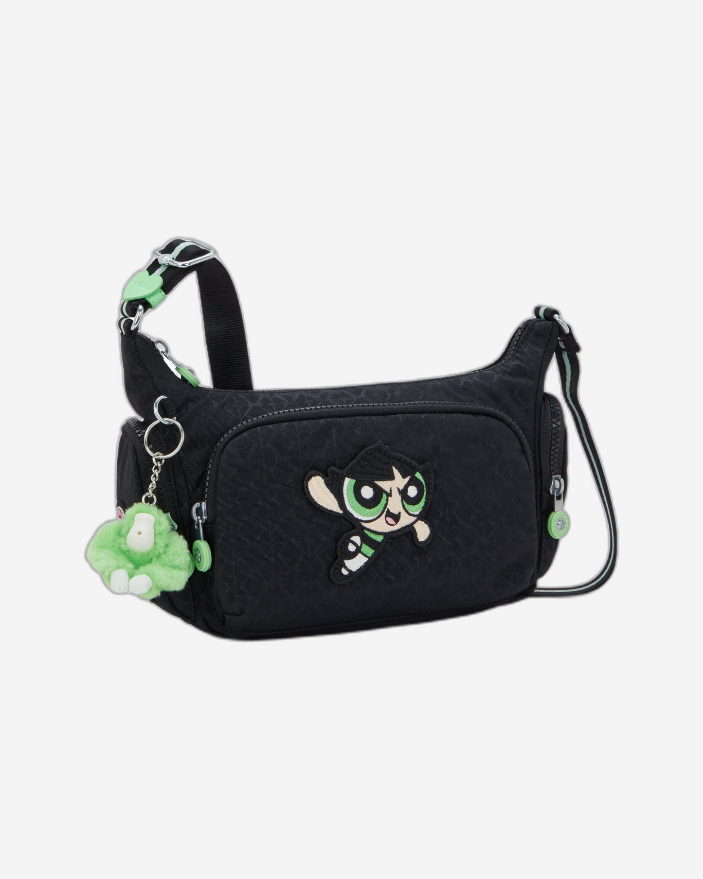 حقيبة كتف صغيرة خضراء من Kipling Gabbette S Powerpuff Girls I8124-1PF