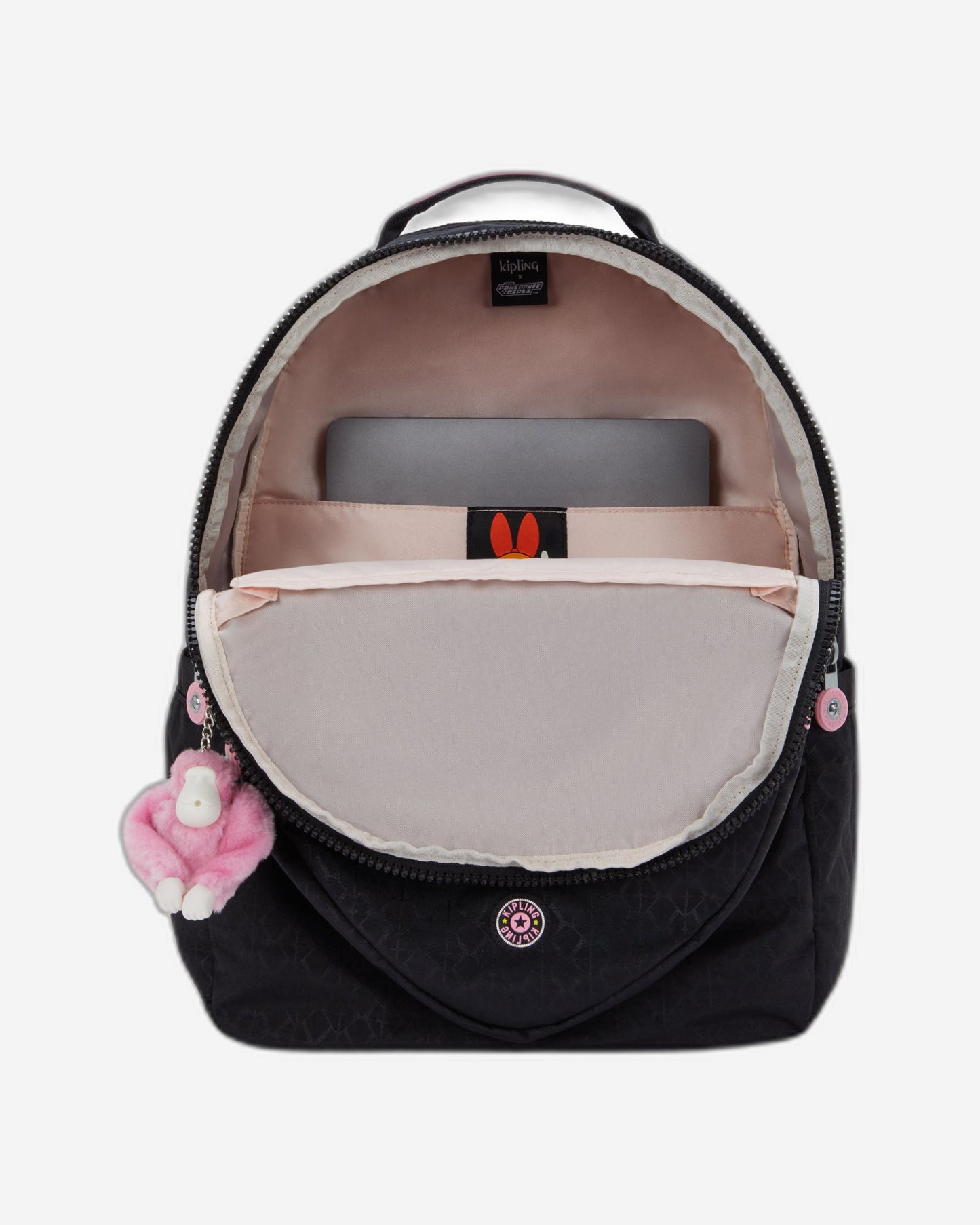 حقيبة ظهر كيبلينج سيول باور باف جيرلز كبيرة وردية I8127-5FC