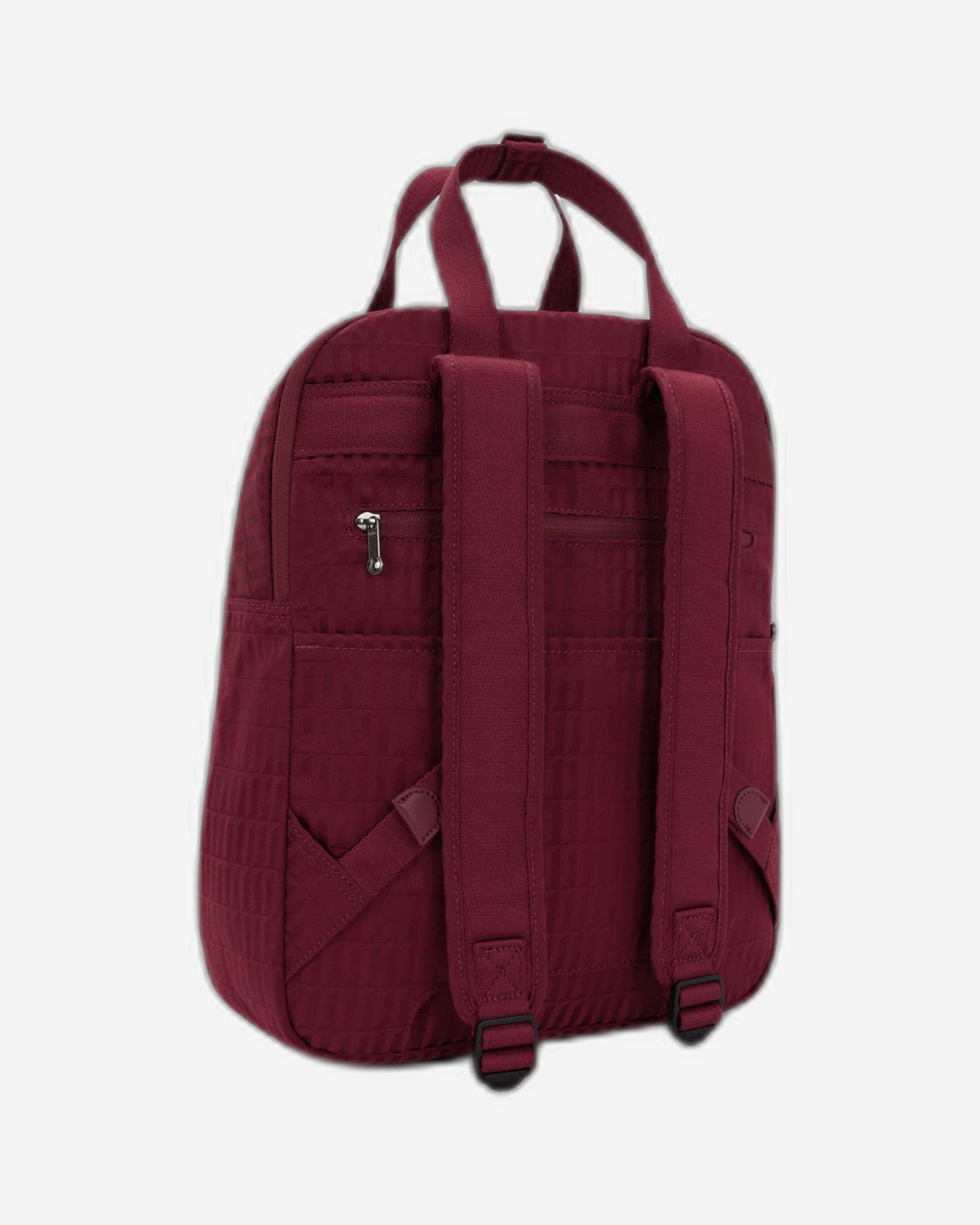 حقيبة ظهر Kipling Kazuki L Maroon Tile Jq كبيرة (مع حجرة للكمبيوتر المحمول) I8227-9HX