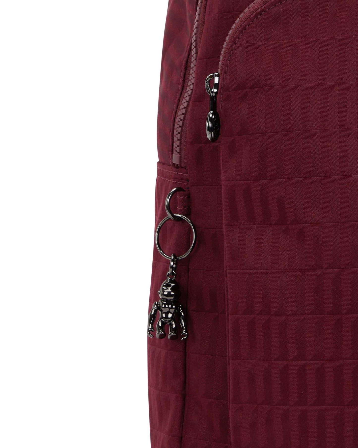 حقيبة ظهر Kipling Kazuki L Maroon Tile Jq كبيرة (مع حجرة للكمبيوتر المحمول) I8227-9HX