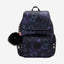 حقيبة ظهر Kipling Peanuts City Zip S خفيفة الوزن على شكل نجمة صغيرة I8254-3PW