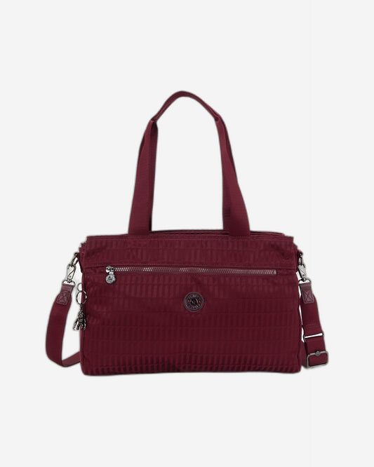 حقيبة عمل صغيرة Kipling Elysia Work S Maroon Tile Jq (بحزام كتف قابل للإزالة) I8795-9HX
