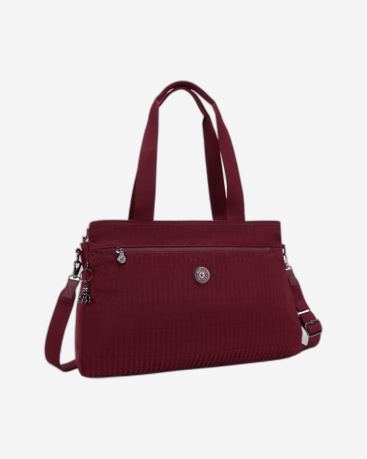 حقيبة عمل Kipling Elysia Work Maroon Tile Jq (بحزام كتف قابل للإزالة) I8829-9HX