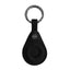 Cross Leather Airtag Key Ring Black
