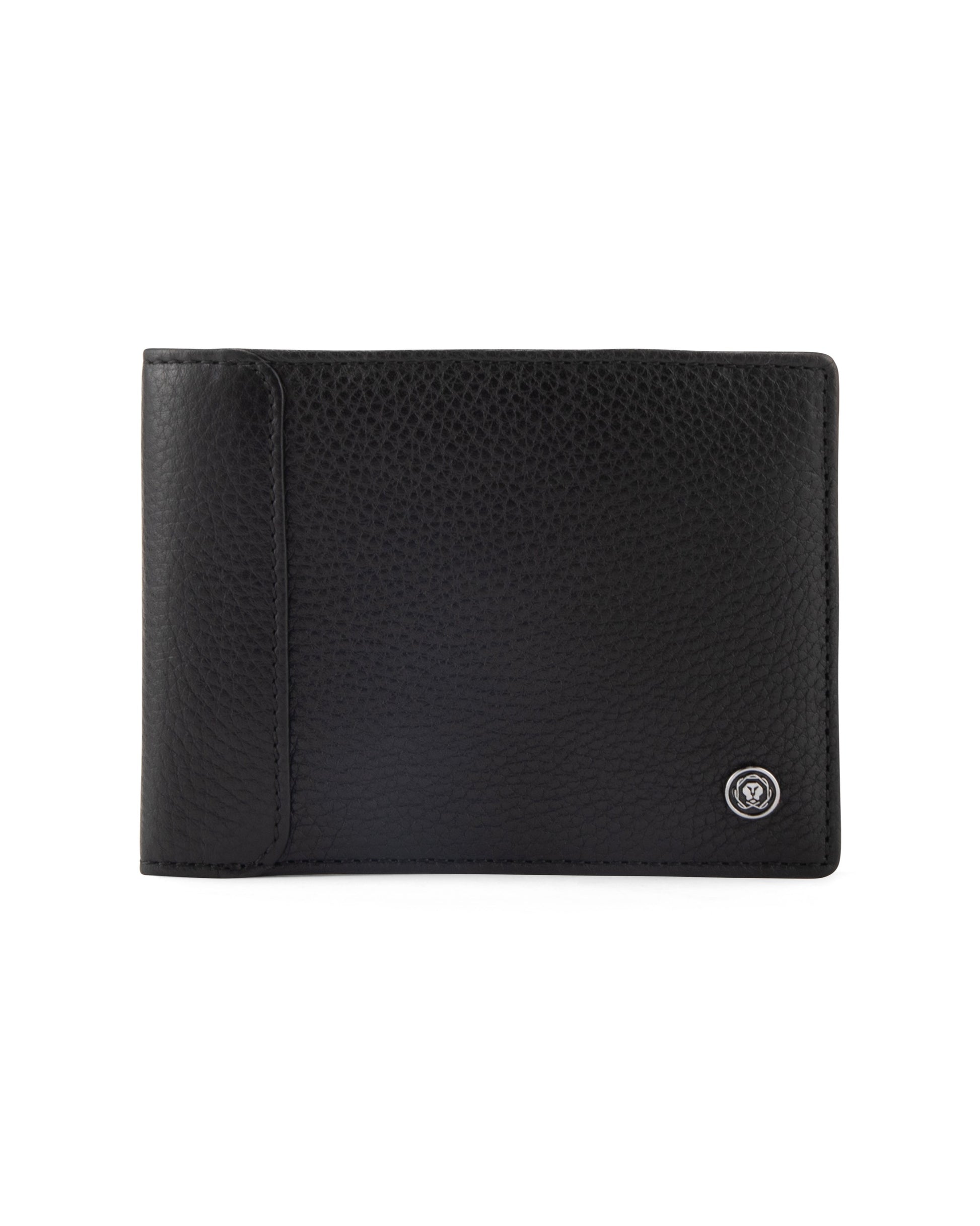 CROSS PEBBLE LEATHER 8CC CLASSIC FOLD WALLET  BLACK