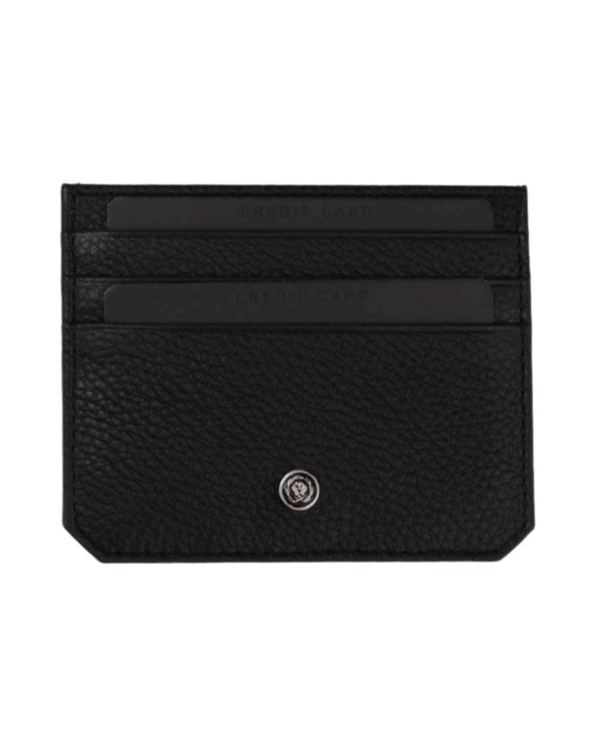 CROSS PEBBLE LEATHER 6CC CARDHOLDER  BLACK