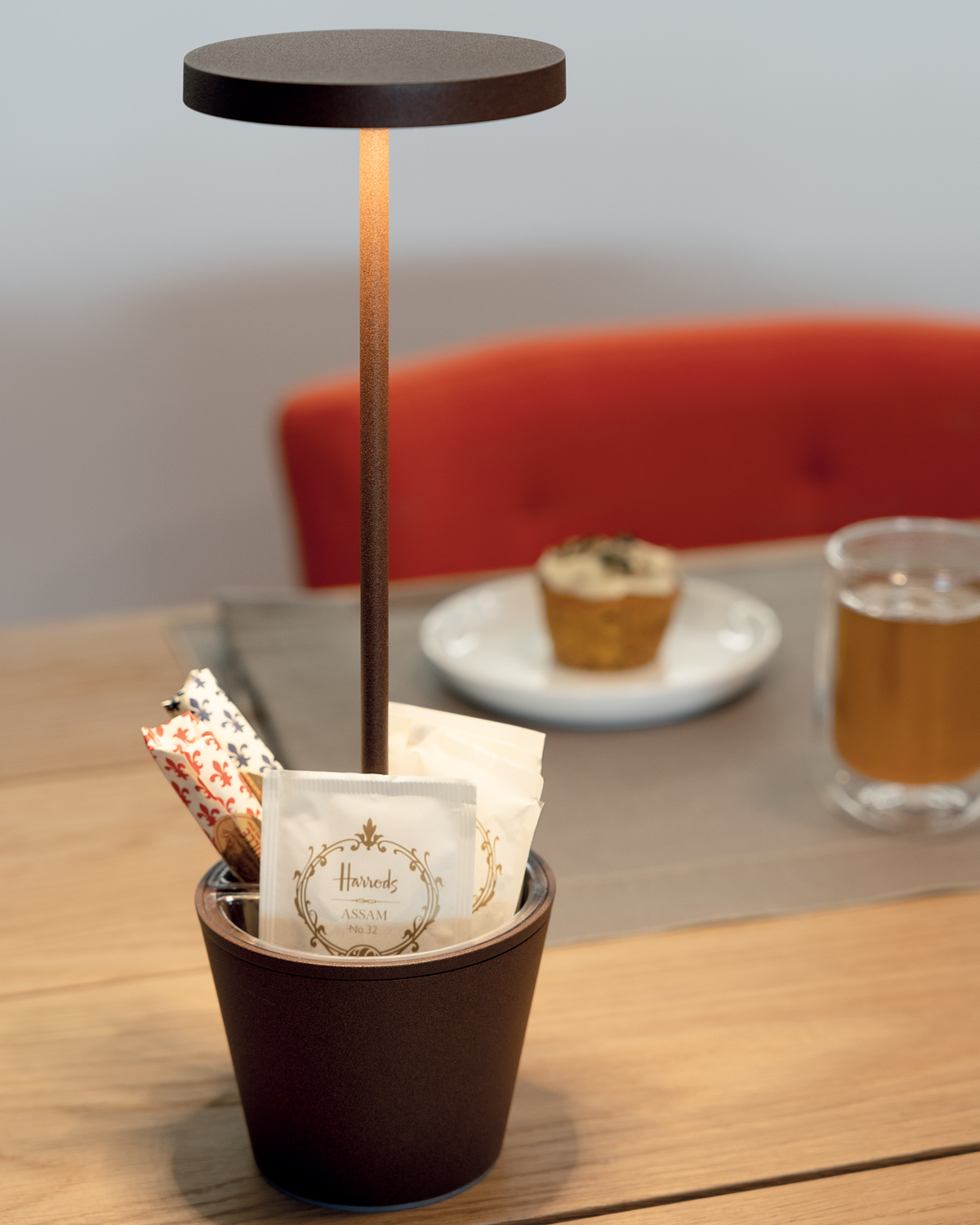 Zafferano Poldina Reverso Table Lamp Corten