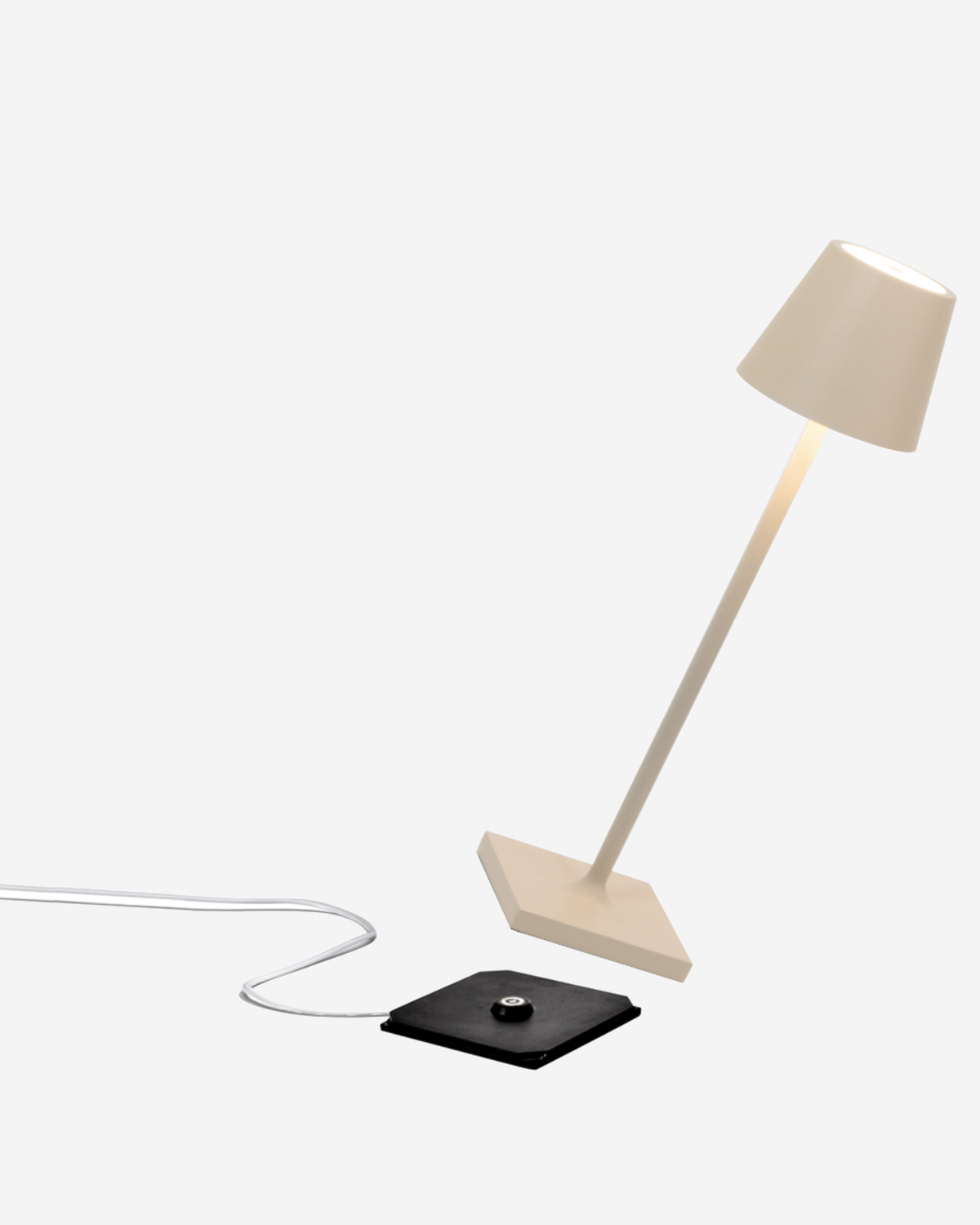 Zafferano Poldina Pro Micro Table Lamp Corten No Plug