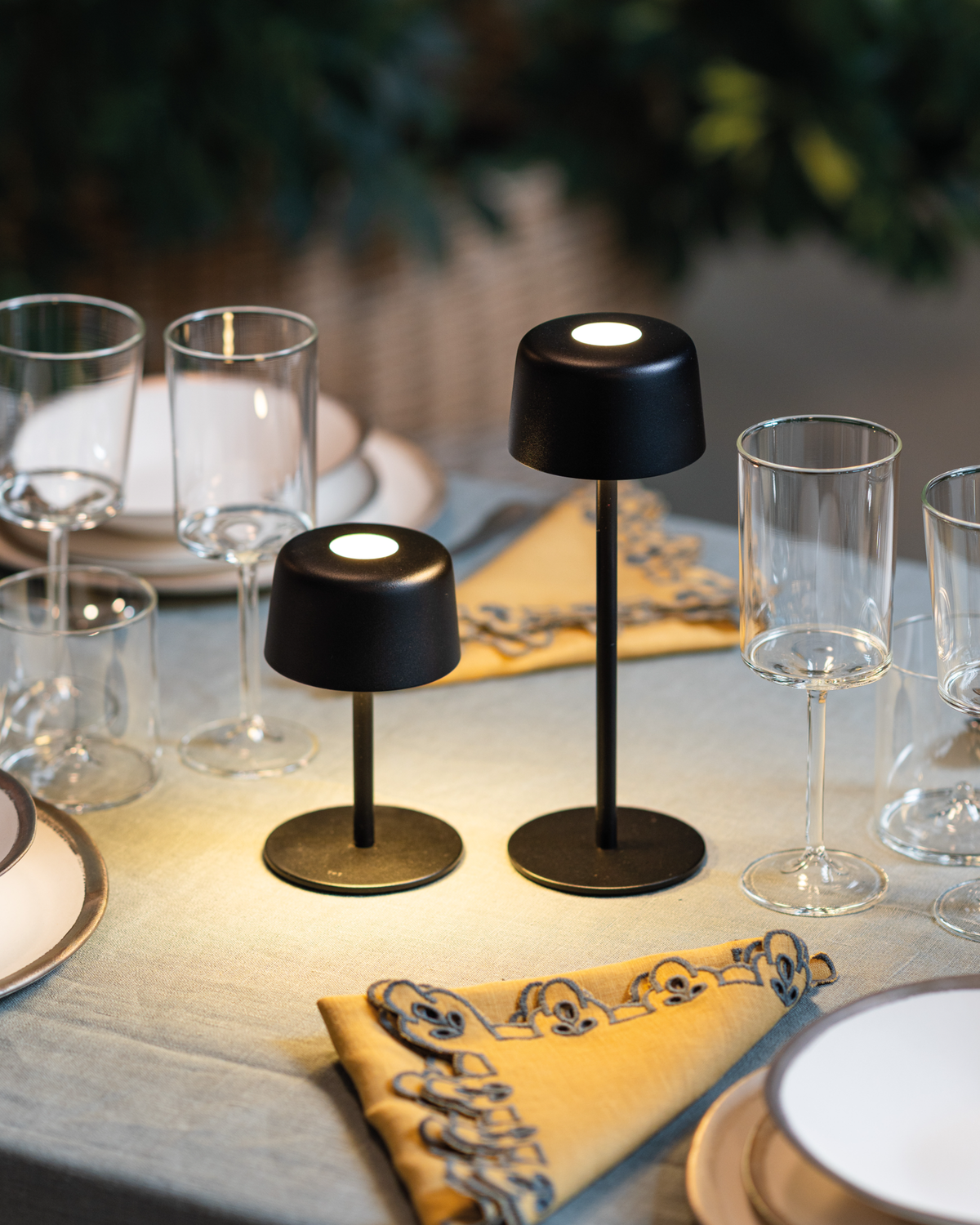 Zafferano 1+1 Table Lamp White