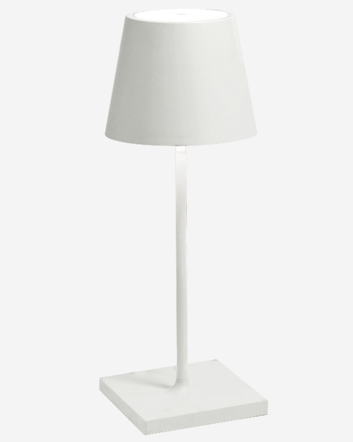 Zafferano Poldina Mini Pro Table Lamp Matt White No Plug