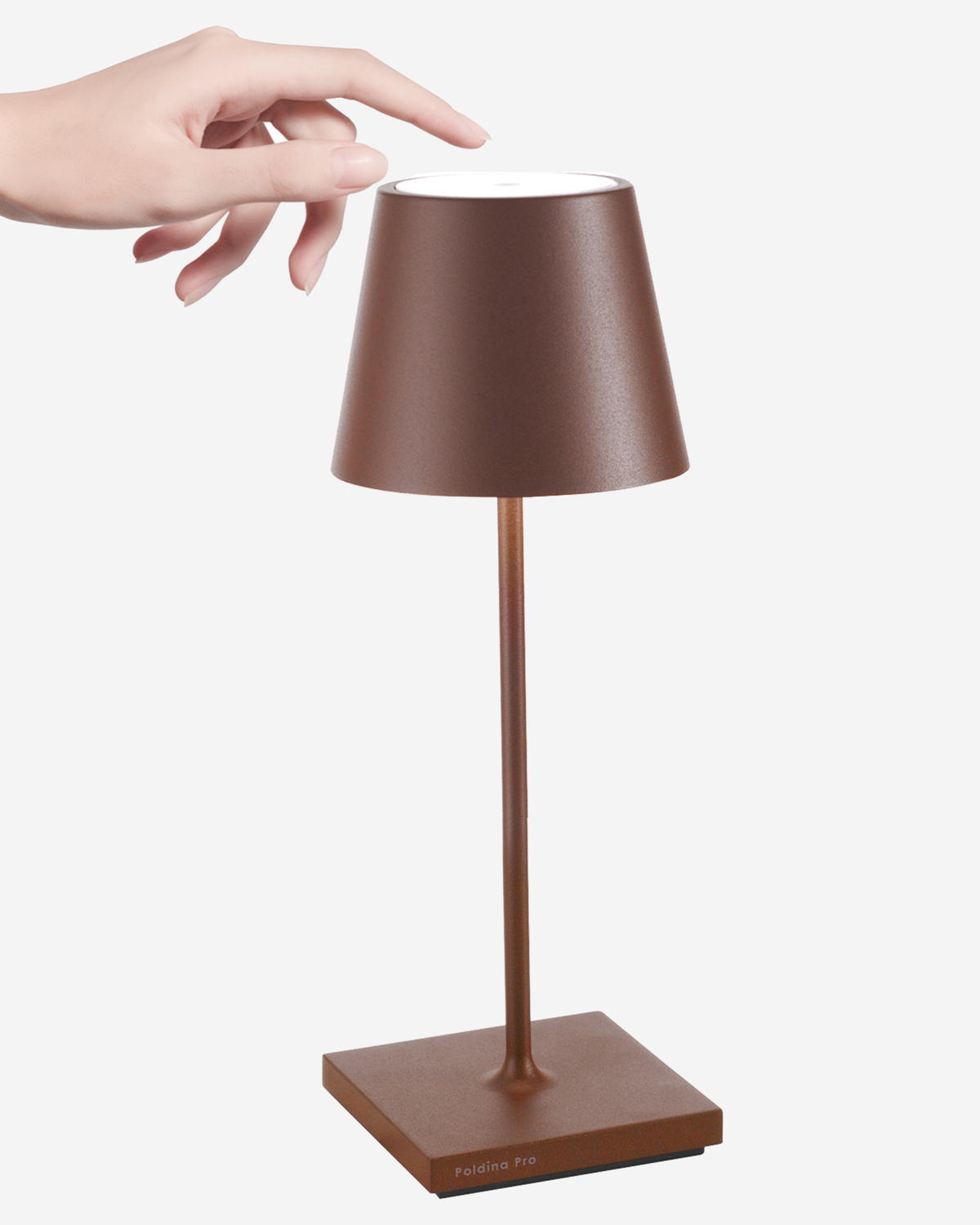 Zafferano Poldina Mini Pro Table Lamp Matt White No Plug