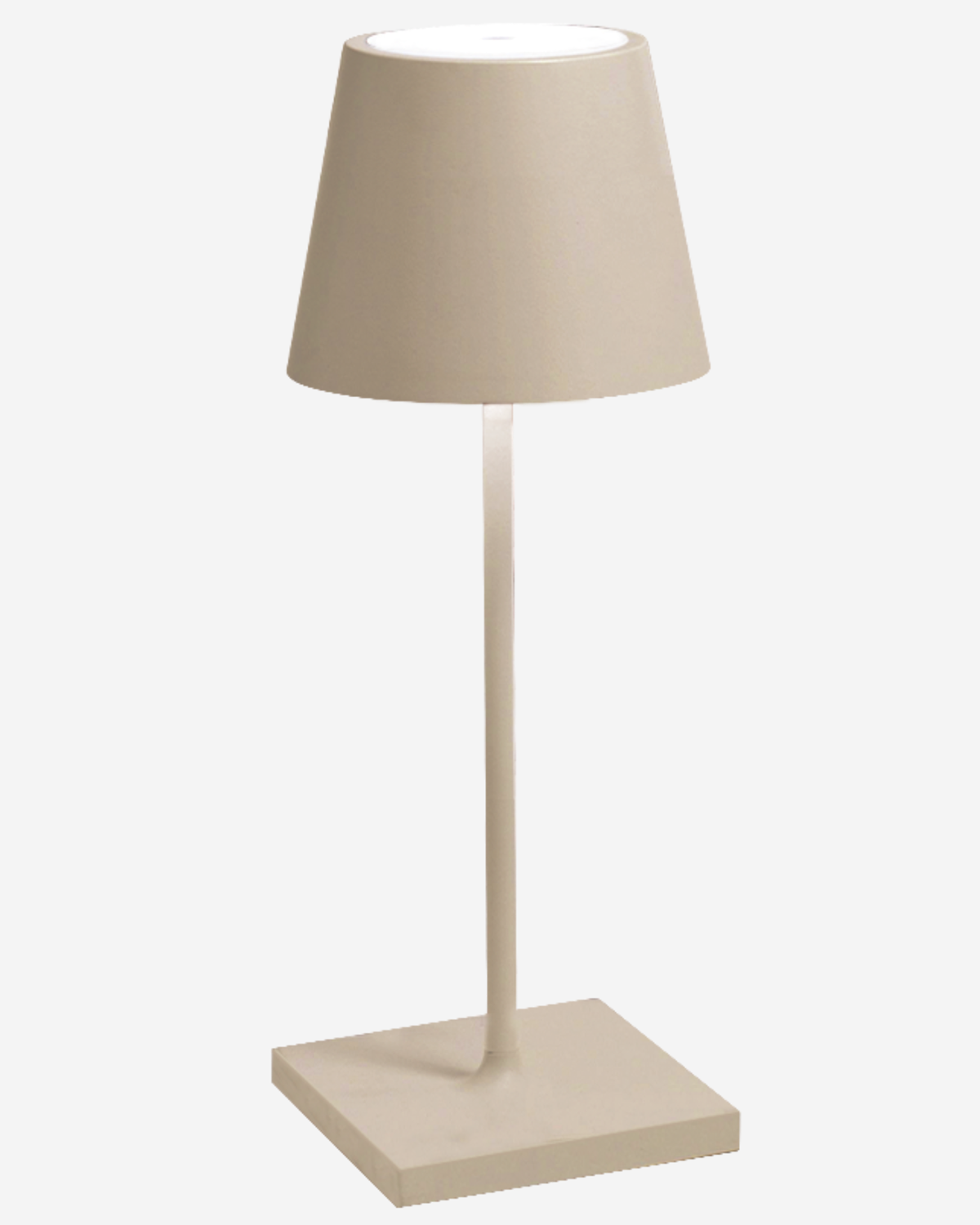 Zafferano Poldina Mini Pro Table Lamp Matt White No Plug