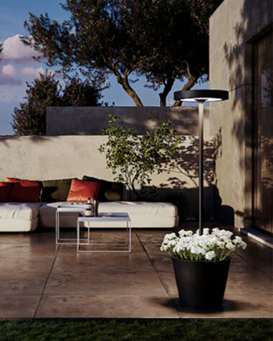 مصباح الأرضية Zafferano Poldina Reverso Corten