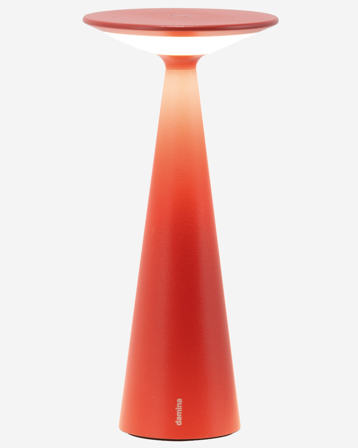Damina Table Lamp Matt Red No Plug