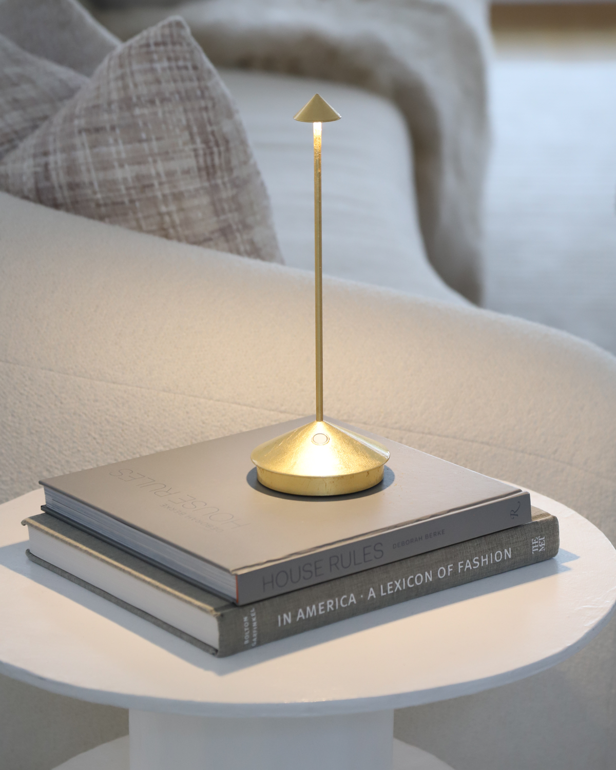 Zafferano Pina Pro Table Lamp Painted Matt Black No Plug