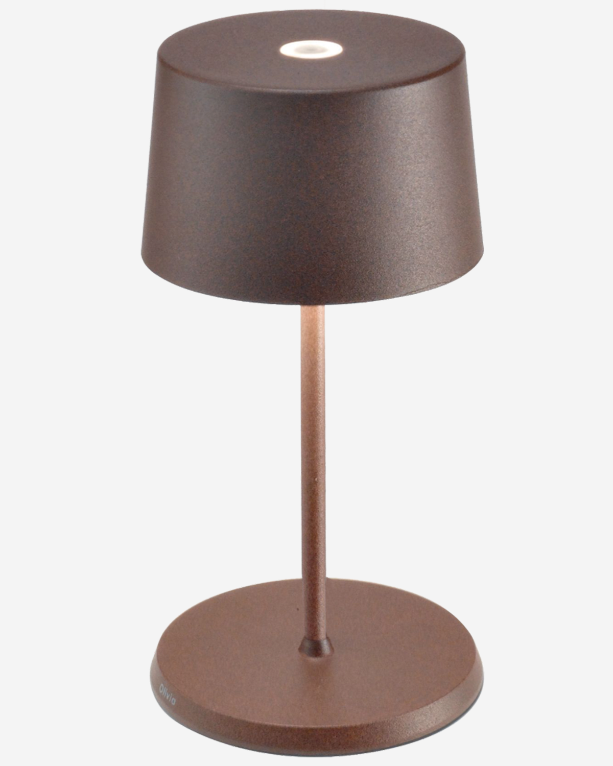 Zafferano Olivia Pro Mini Table Lamp Matt Dark Grey No Plug