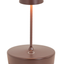 Zafferano Swap Mini Table Lamp Rust No Plug