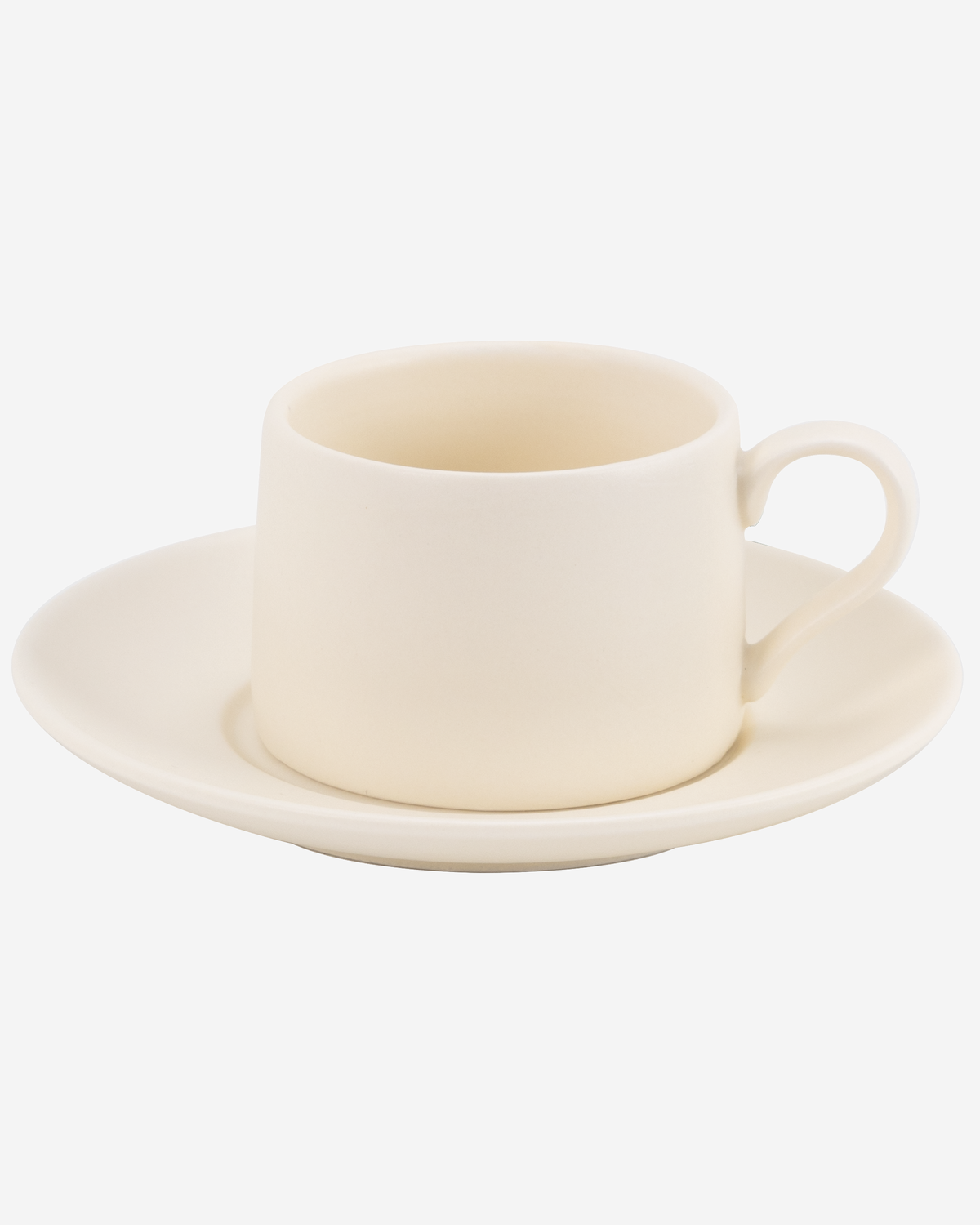 Levante Coffee Cup Ivory Set 2 + Saucer