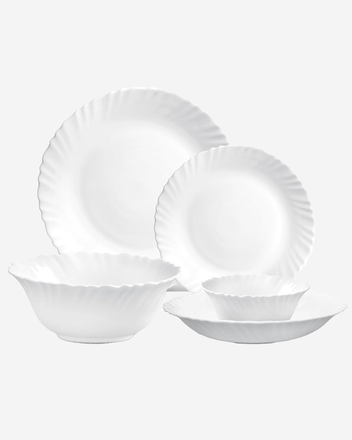 Cuisine Art ORA MIA 18-Piece Opalware Dinner Set,