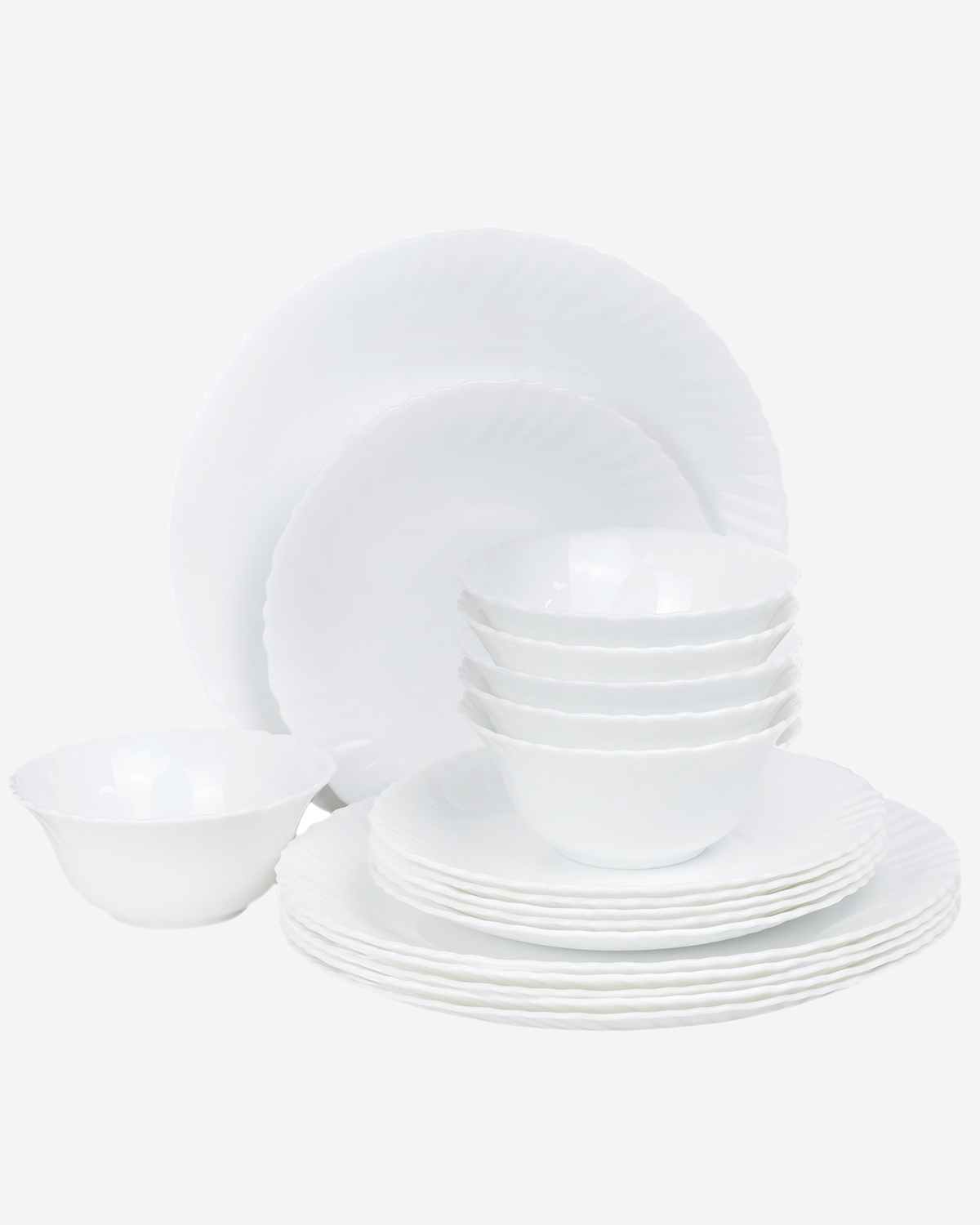 Cuisine Art ORA 18-Piece Opalware Dinner Set