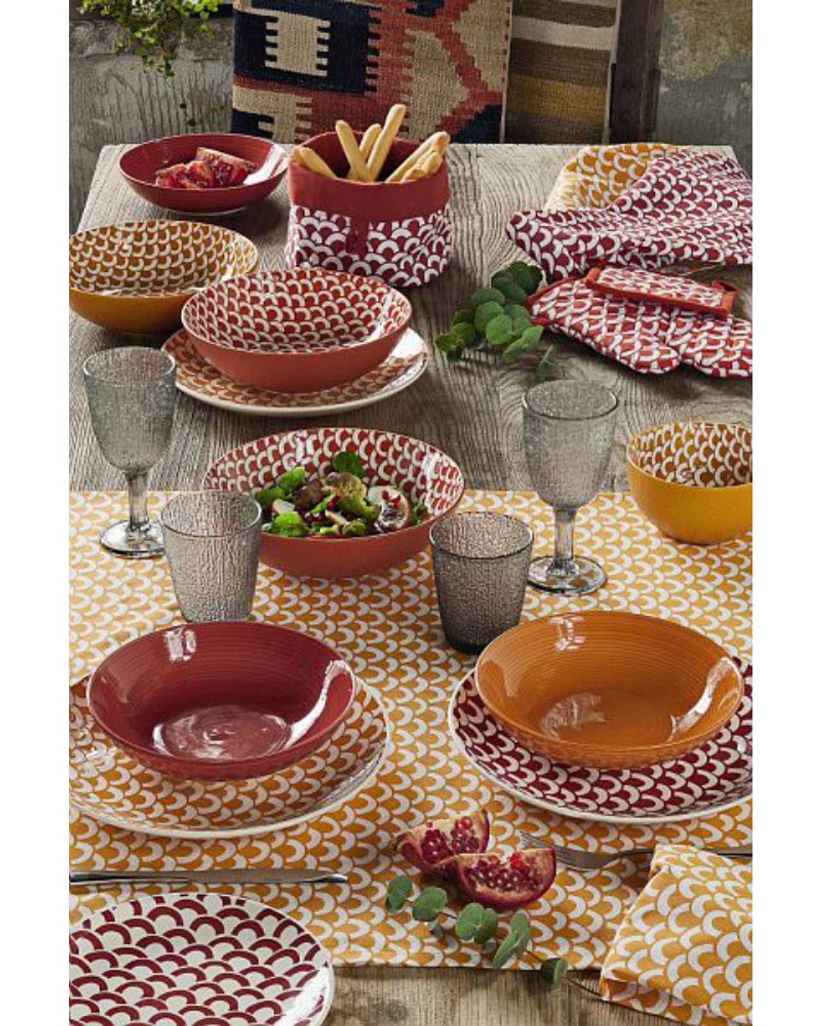 طقم طاولة توجنانا 18 قطعة لويز توريس