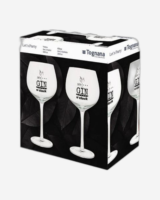 مجموعة توجنانا، كأسان من مشروب جين تونيك Cc420 - دعونا نحتفل بجين تونيك