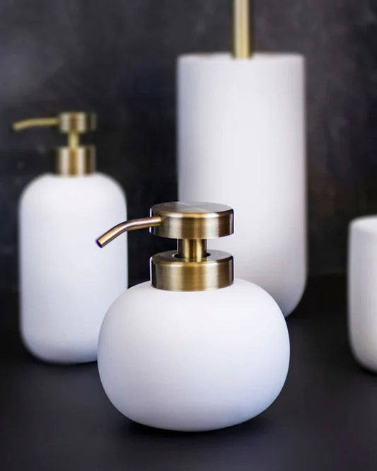 إكسسوارات حمام ميت ديتمر "لوتس" باللون الأبيض العاجي