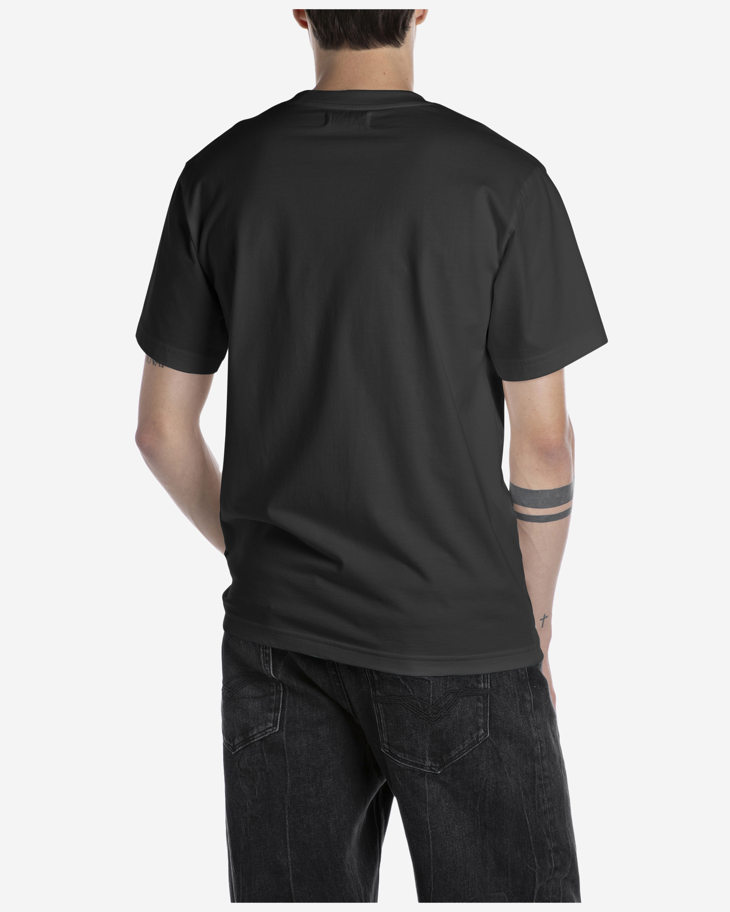 Replay CREW-NECK T-SHIRT WITH LETTERING PRINT